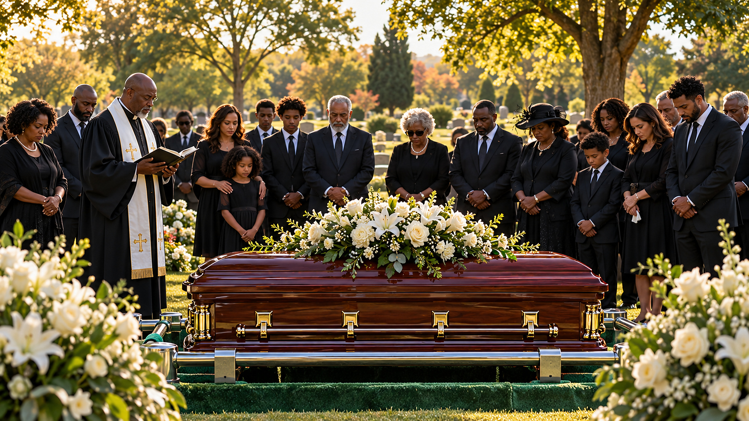 Generated graveside service concept.